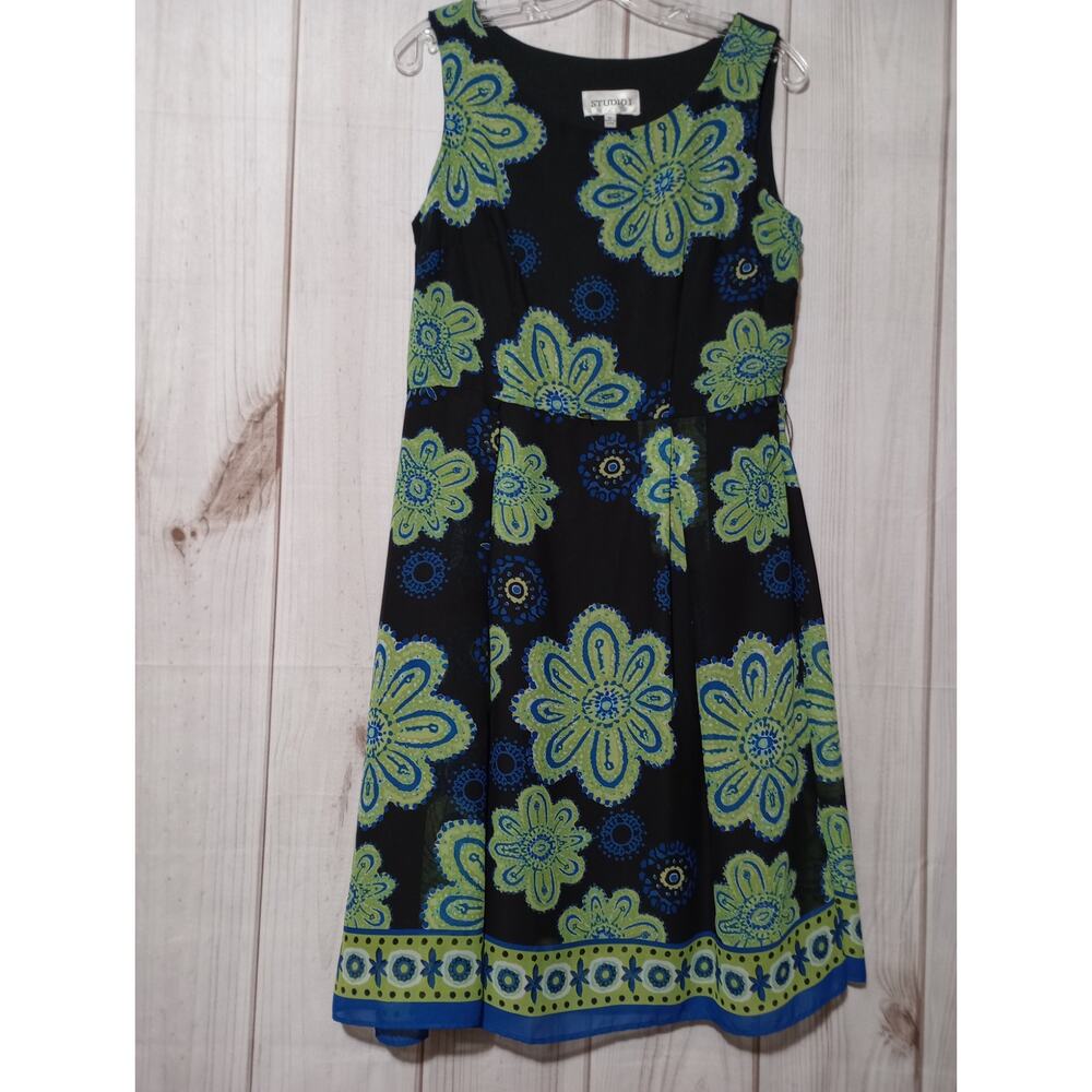 Studio One Dress Ladies 10 Sleeve‎ Sheath Green